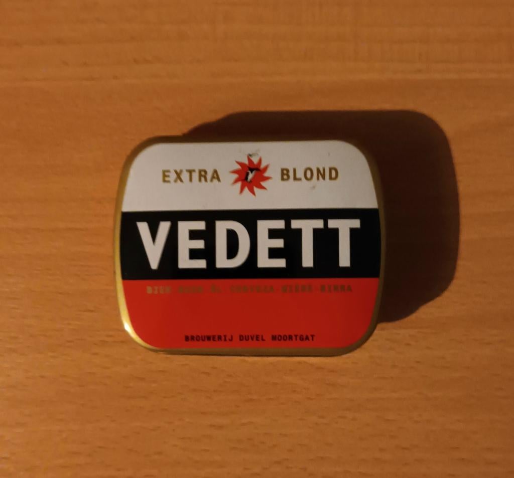 Doosje Vedett, Verzenden, Zo goed als nieuw, Overige merken