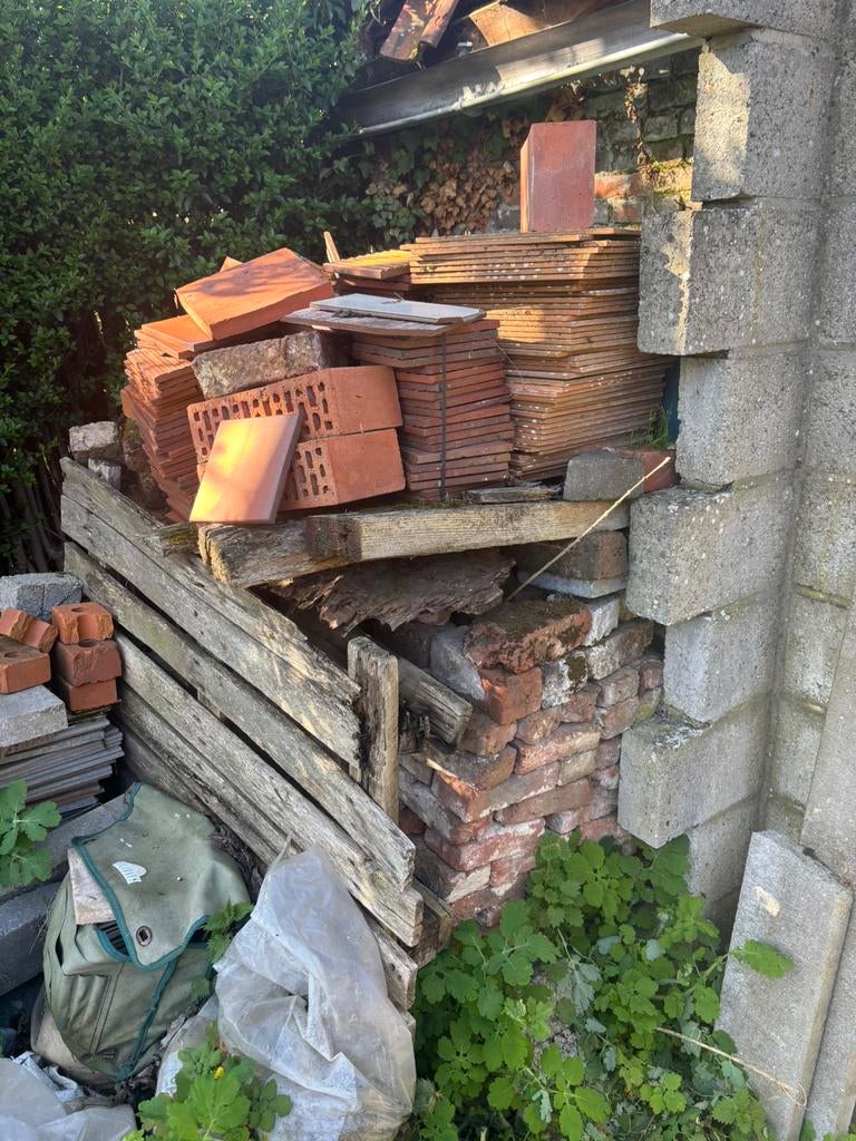Bakstenen en tegels gratis, Ophalen, Overige materialen, Gebruikt, Overige typen