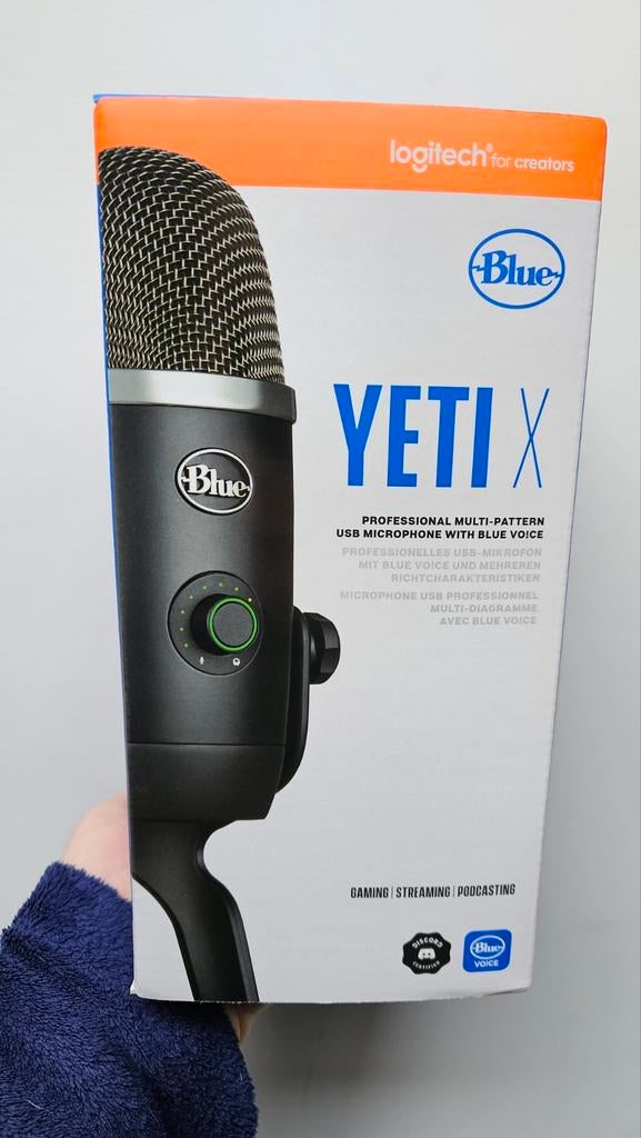 Blue Yeti X Blue Voice ft. Logitech, Enlèvement ou Envoi, Comme neuf, Micro chant
