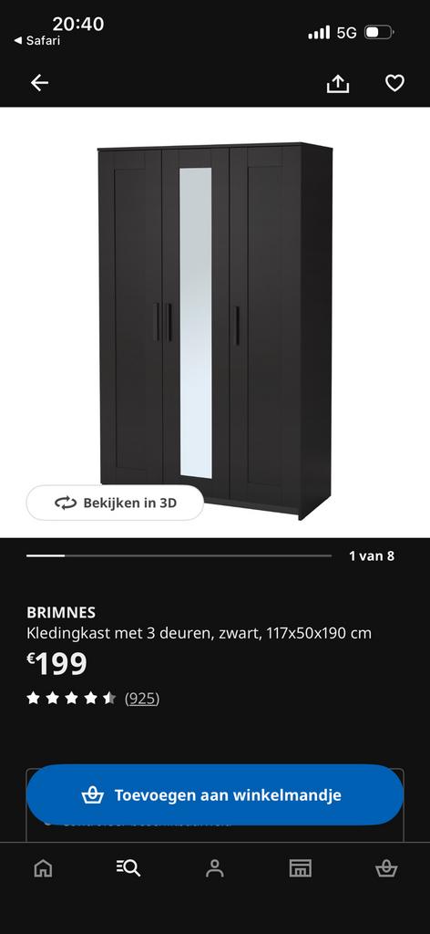 Ikea kast matrassen bed, Huis en Inrichting, Ophalen, Gebruikt