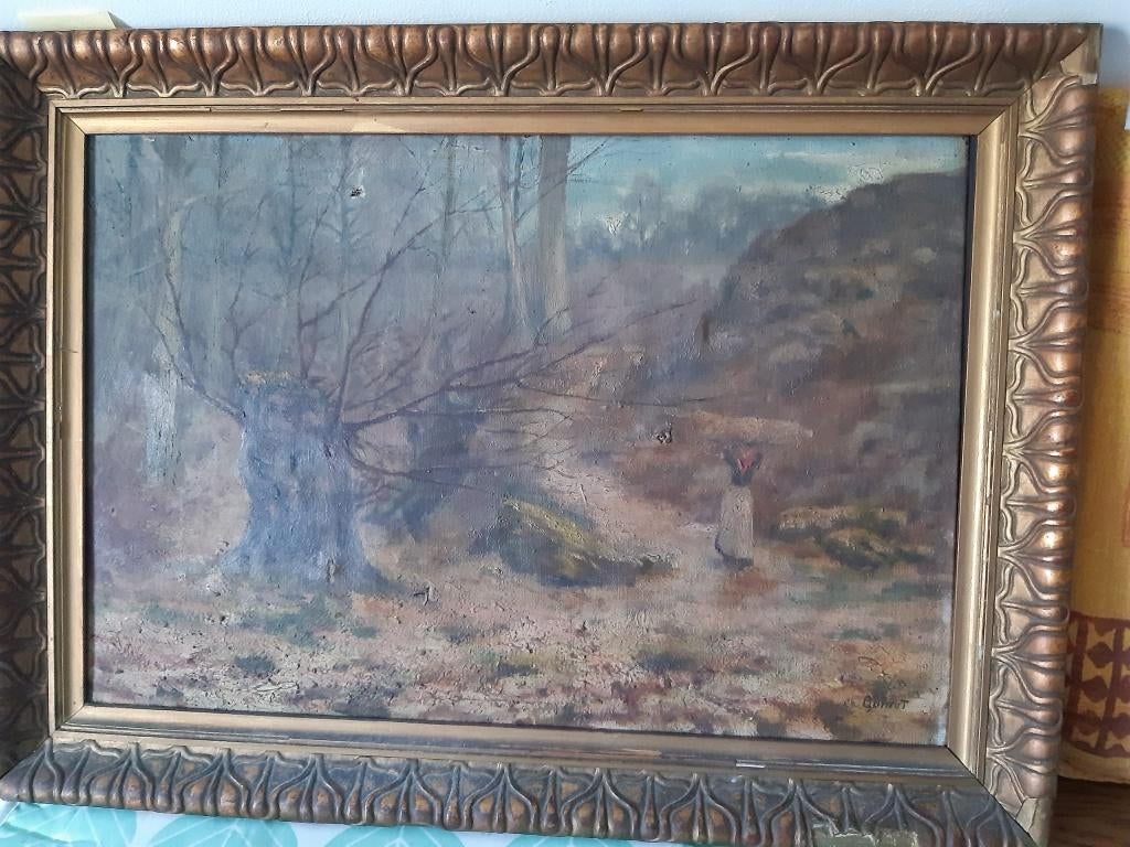 Peinture huile sur toile, Enlèvement