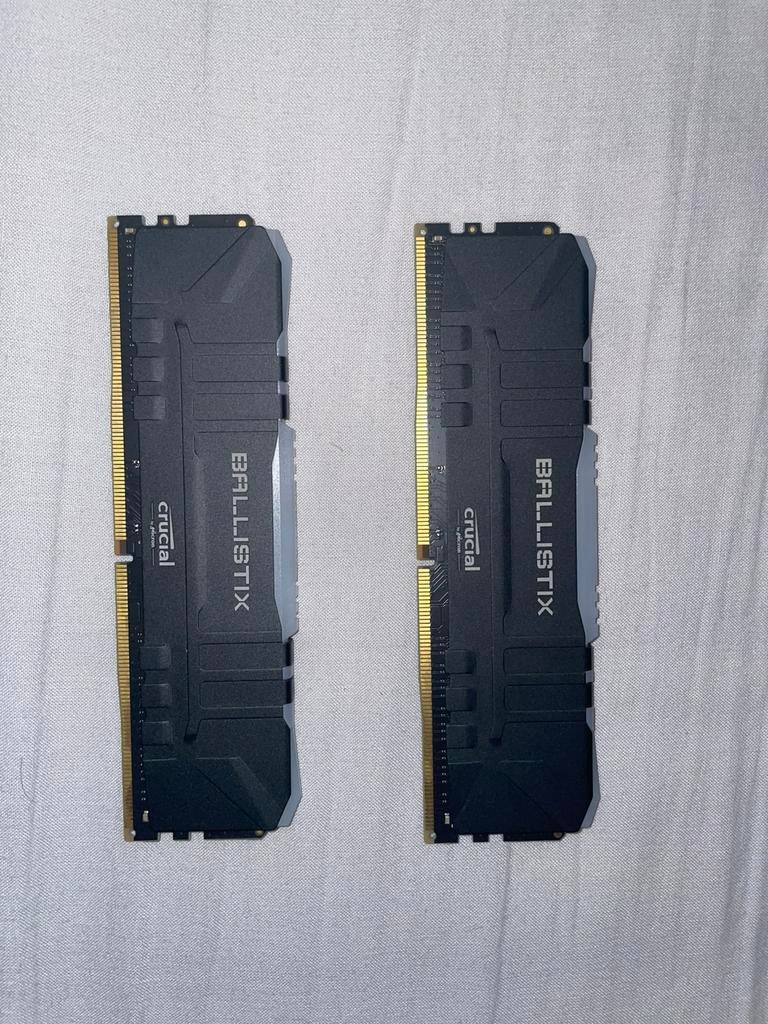 Crucial Ballistix Ram 16 Gb DDR4 3600 MHz, Computers en Software, RAM geheugen, Ophalen, Zo goed als nieuw, 16 GB, DDR4