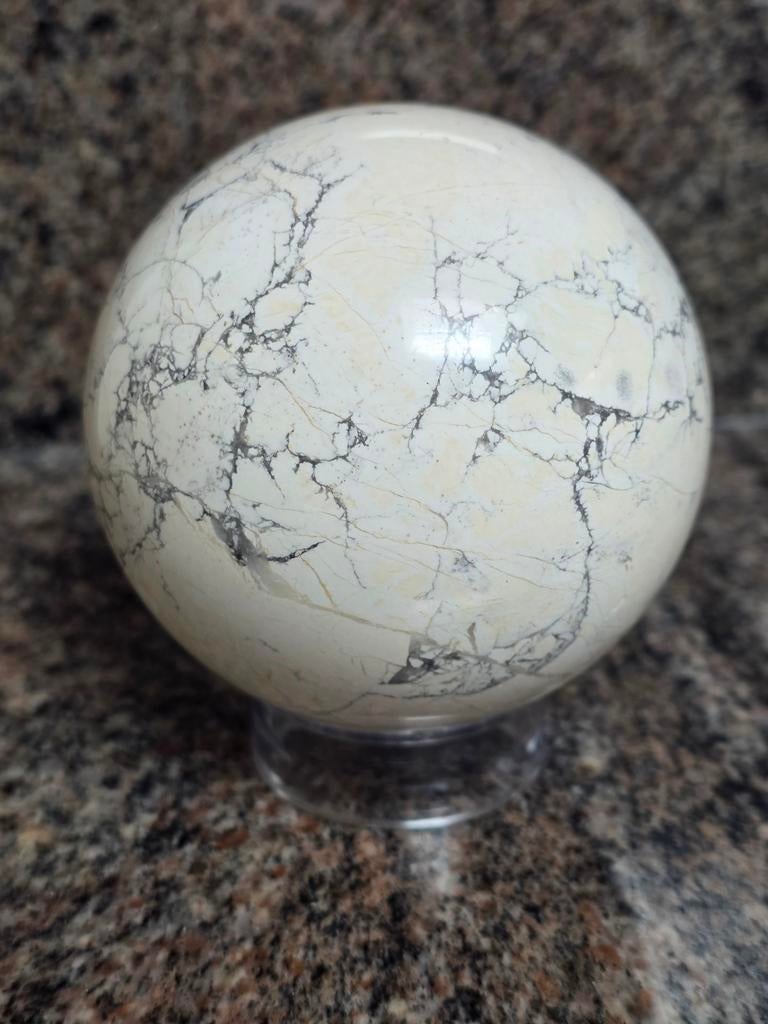 Sphere de howlite, Enlèvement ou Envoi