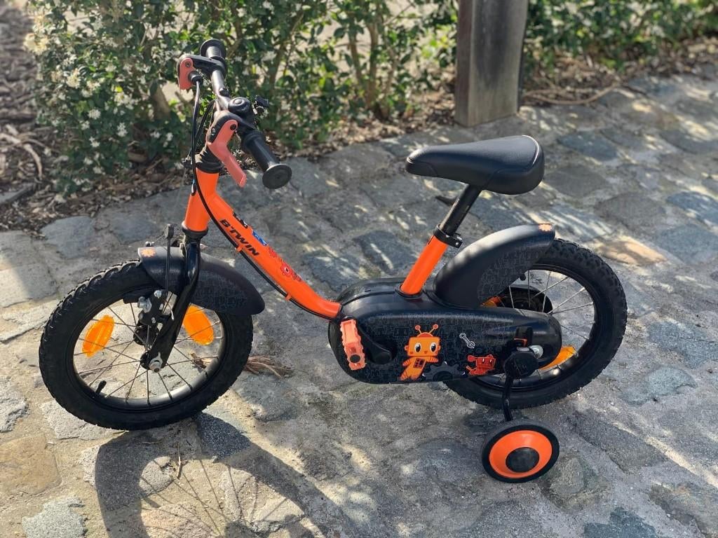 Kinderfiets 14inch, Fietsen en Brommers, Ophalen, Zijwieltjes, Btwin, Minder dan 16 inch