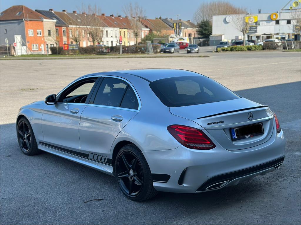 Mercedes klasse c Amg-pakket, Auto's, Mercedes-Benz, Automaat, Zwart, Zwart, Leder