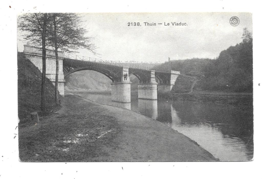 Thuin NA174: Le Viaduc, Envoi, Avant 1920, Non affranchie, Hainaut
