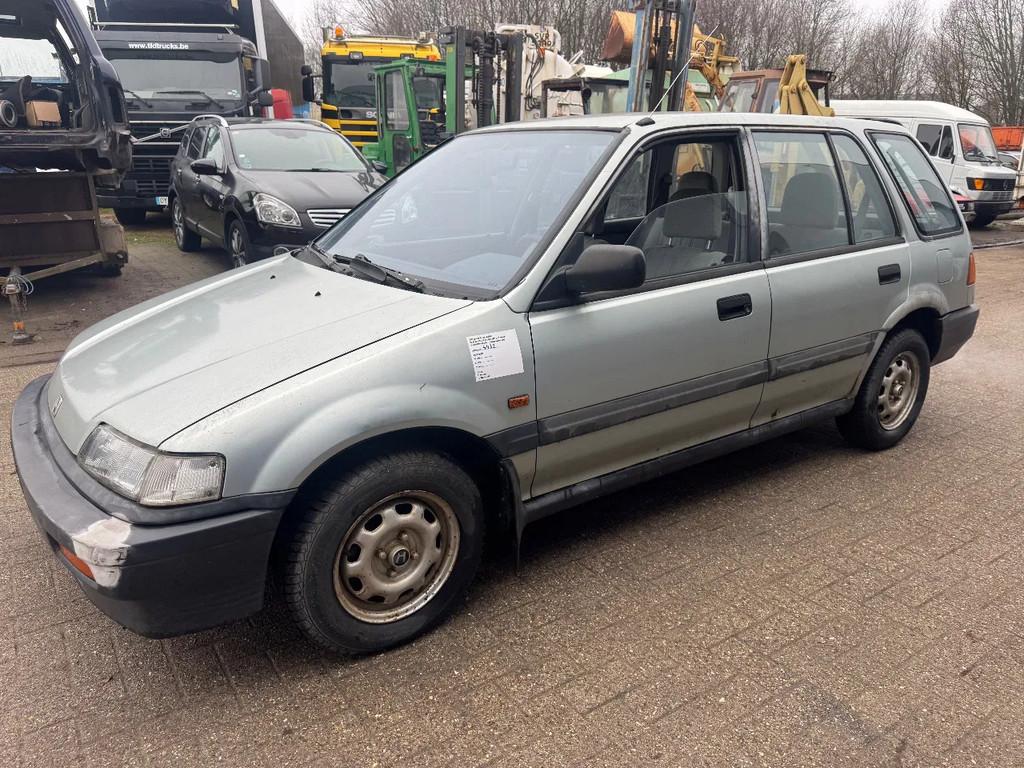 Honda Civic *PETROL-BENZINE* (bj 1989), Auto's, Oldtimers, Honda, Bedrijf, Zilver of Grijs, Break