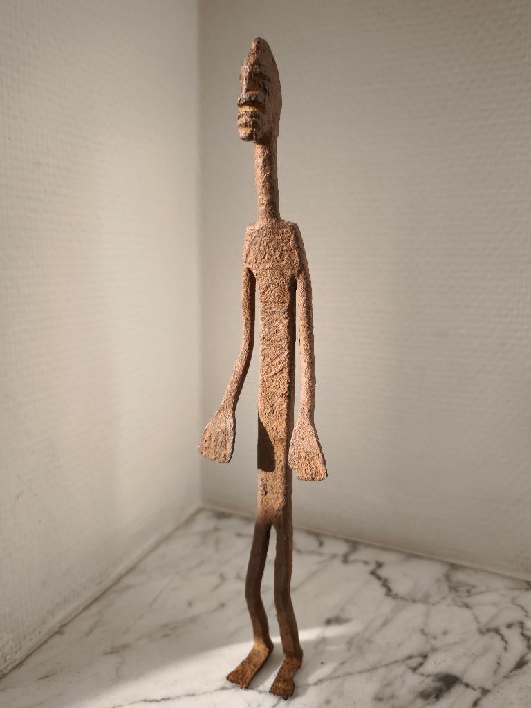 DOGON Mali ijzeren beeldje, Antiek en Kunst, Ophalen of Verzenden