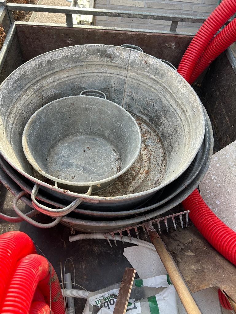 rustiek melanchonie vrolijk je tuin op, Tuin en Terras, Regentonnen, 75 tot 150 liter, Ophalen, Gebruikt