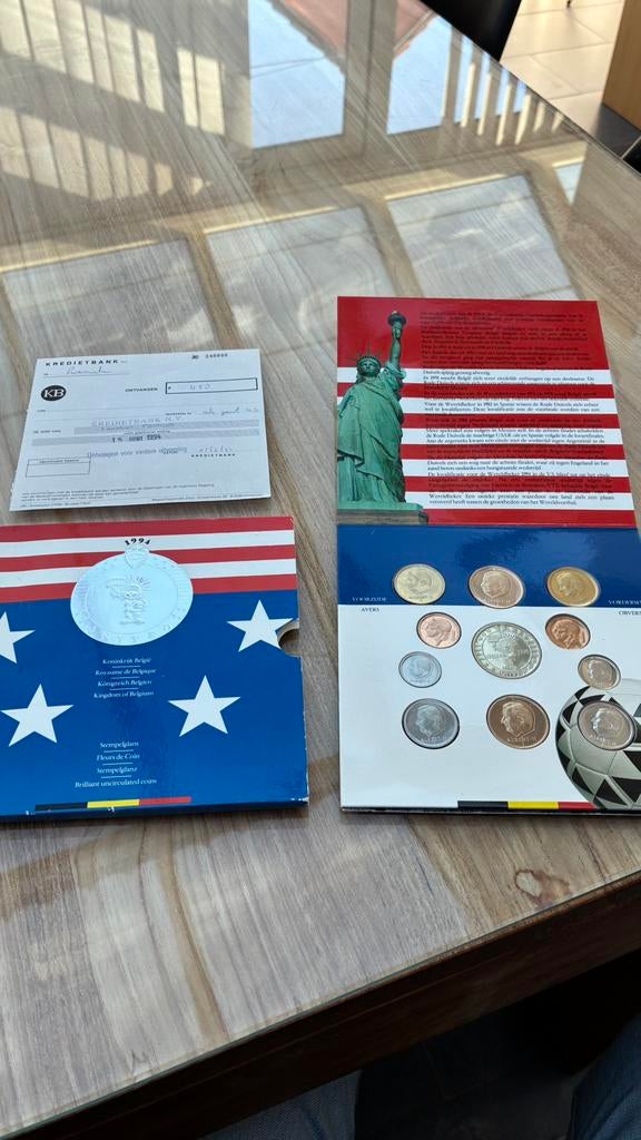 Ensemble de pièces américaines Red Devils 1994, Timbres & Monnaies, Monnaies & Billets de banque | Collections, Monnaie, Enlèvement