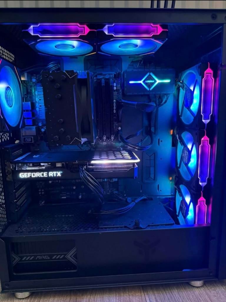 PC GAMER RTX 3060ti Ghost, RYZEN 5 5600X, RGB, 32Gb DDR4