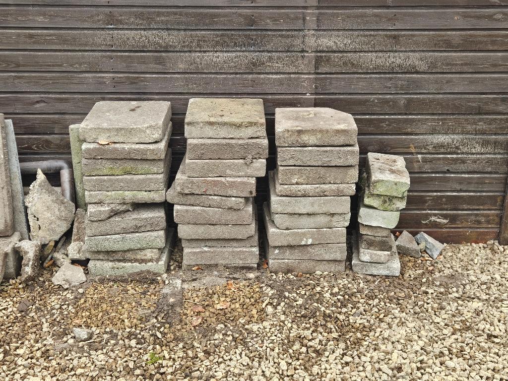 Gratis voetpaddallen, betondallen, Tuin en Terras, Tegels en Klinkers, Ophalen