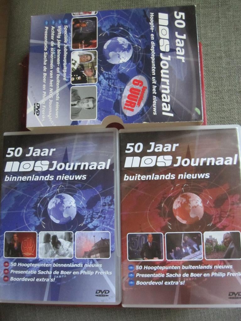 50 ans de NOS Journaal (2 disques), CD & DVD, DVD | Documentaires & Films pédagogiques, Comme neuf, Politique ou Histoire, Coffret