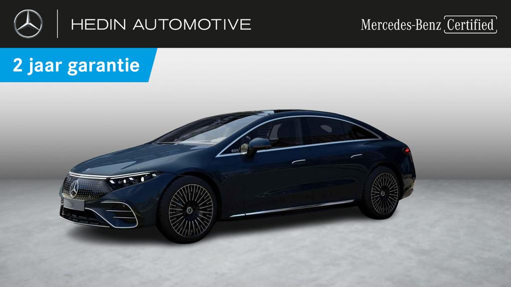 Mercedes-Benz EQS-Klasse 580 4MATIC Berline AMG Line | Super, 4 deurs, Stof, Gebruikt, Blauw