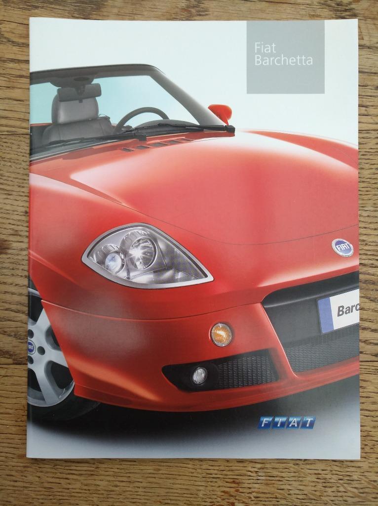 FIAT BARCHETTA JUIN 2004 BROCHURE 20 PAGES TEXTE Français ET, Enlèvement ou Envoi, Comme neuf, Autres marques