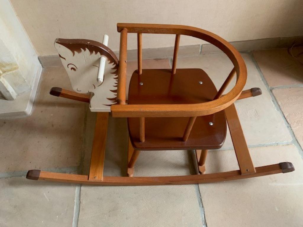 Vintage hobbelpaard, Ophalen, Gebruikt