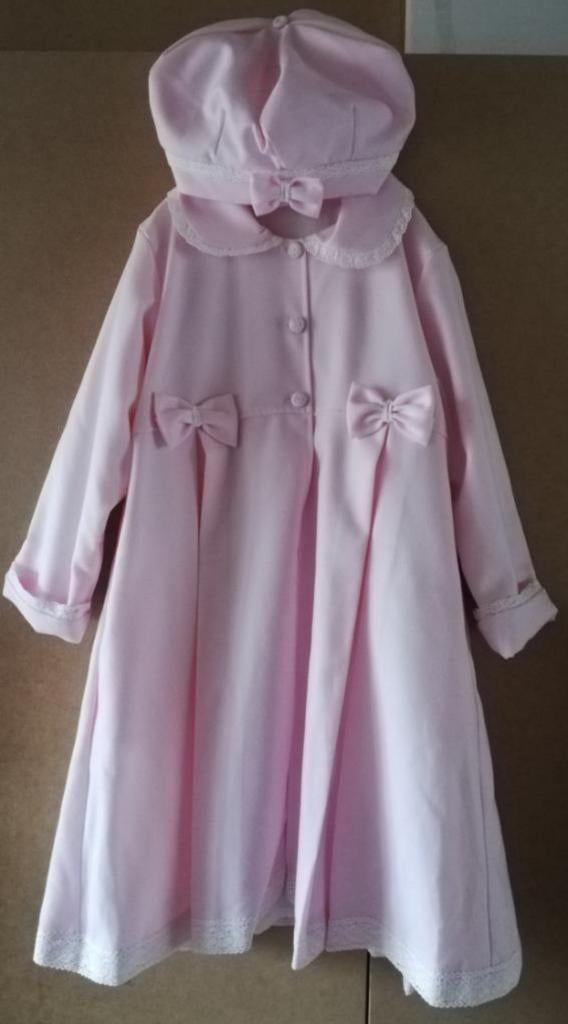 Roze mantel en baret Pretty Originals maat 6, Meisje, Nieuw, Ophalen of Verzenden, Pretty Originals