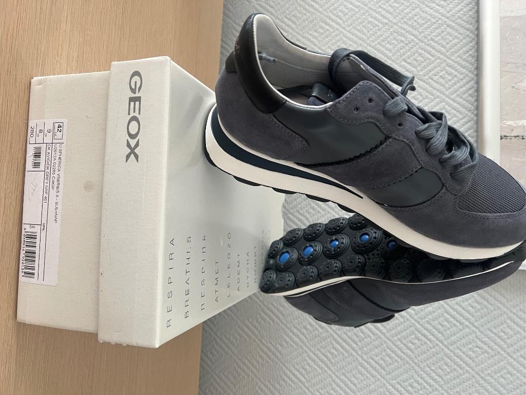 Basket geox neuf homme, Gris, Sneakers et Baskets, Enlèvement, Neuf