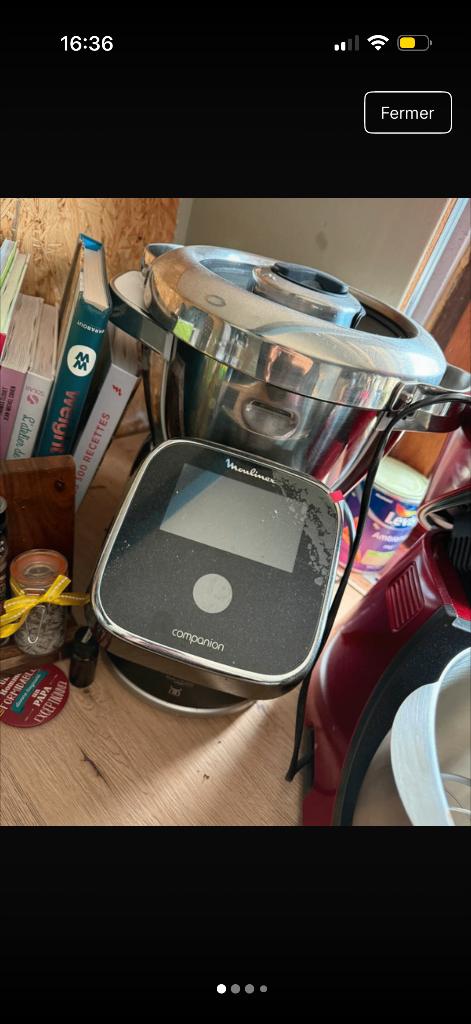 Moulinex companion pro touch, Electroménager, Mélangeurs de cuisine, Comme neuf, 4 litres ou plus, 3 vitesses ou plus, Enlèvement ou Envoi