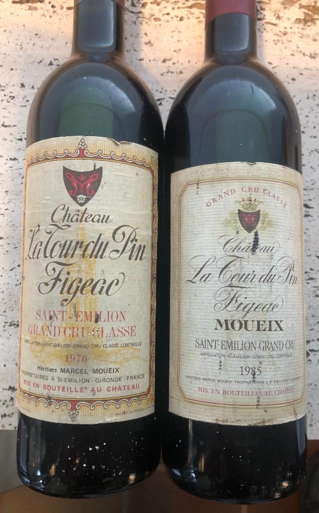 1 fles Chateau Latour du Pin Figeac Saint-Emilion 1976 rood, Neuf, Pleine, Enlèvement, Vin rouge