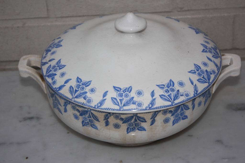 Retro vintage antieke oude soepterrine Boch Dux, Ophalen of Verzenden