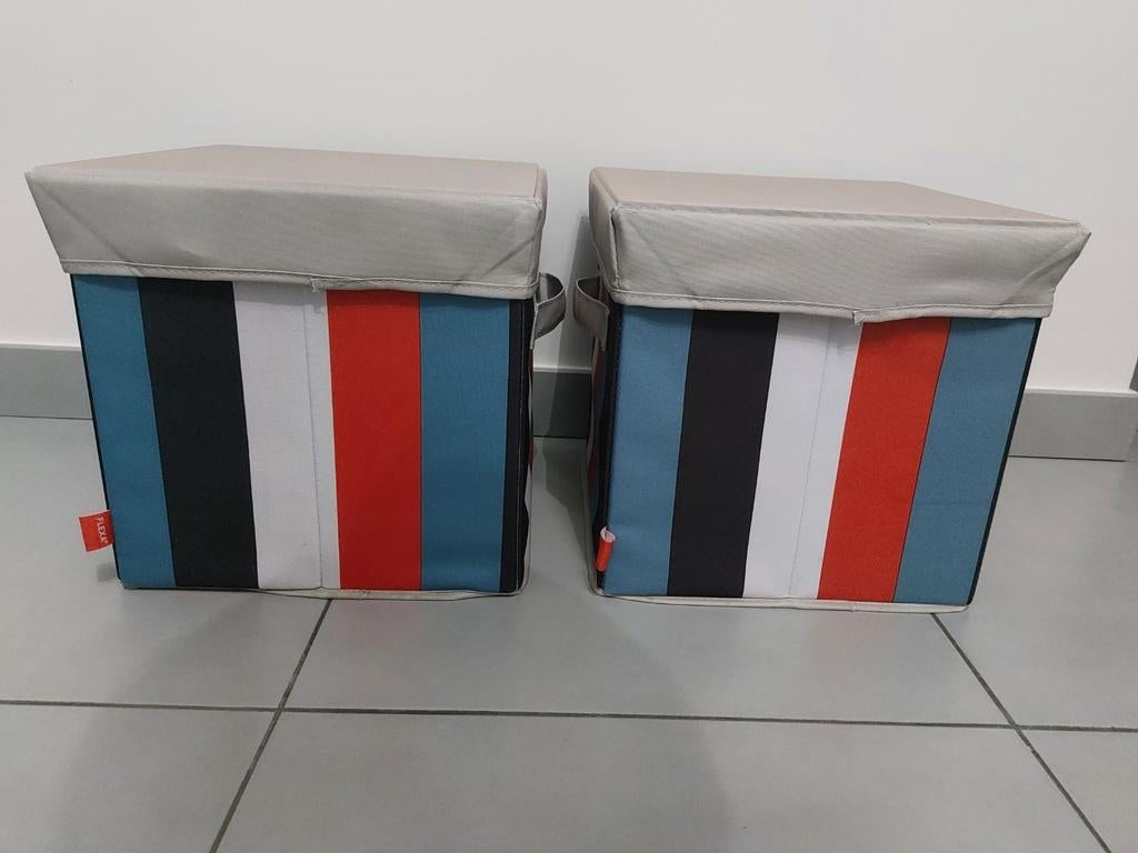 Flexa opbergdoos - opbergbox met deksel en handvat, Ophalen of Verzenden, Zo goed als nieuw