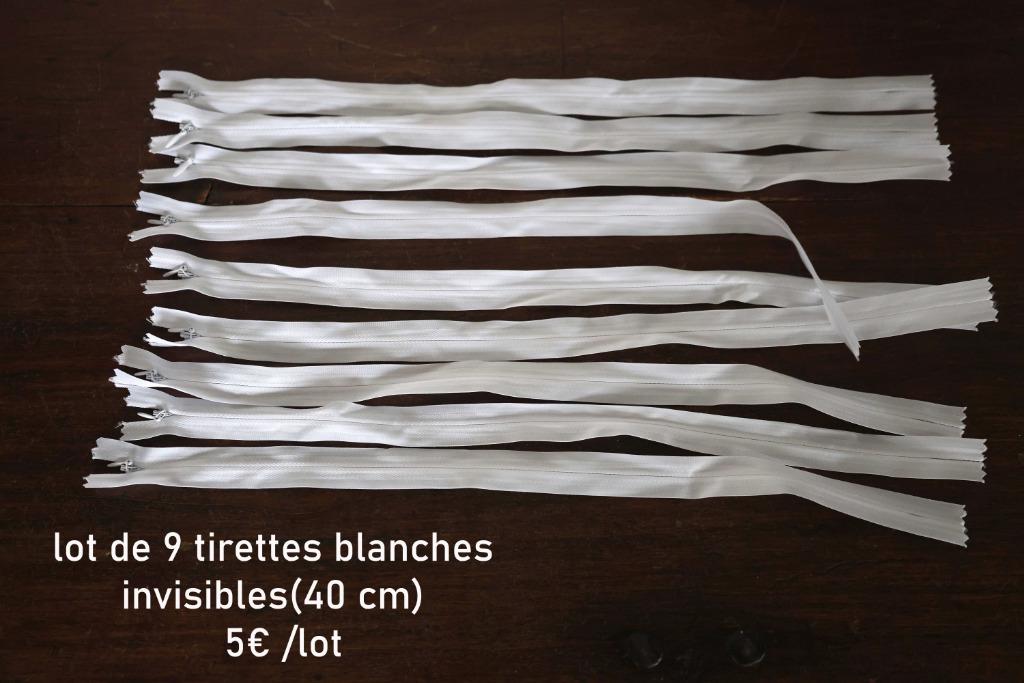 lot 9 fermetures eclair, Enlèvement, Neuf, Tirette ou Fermeture