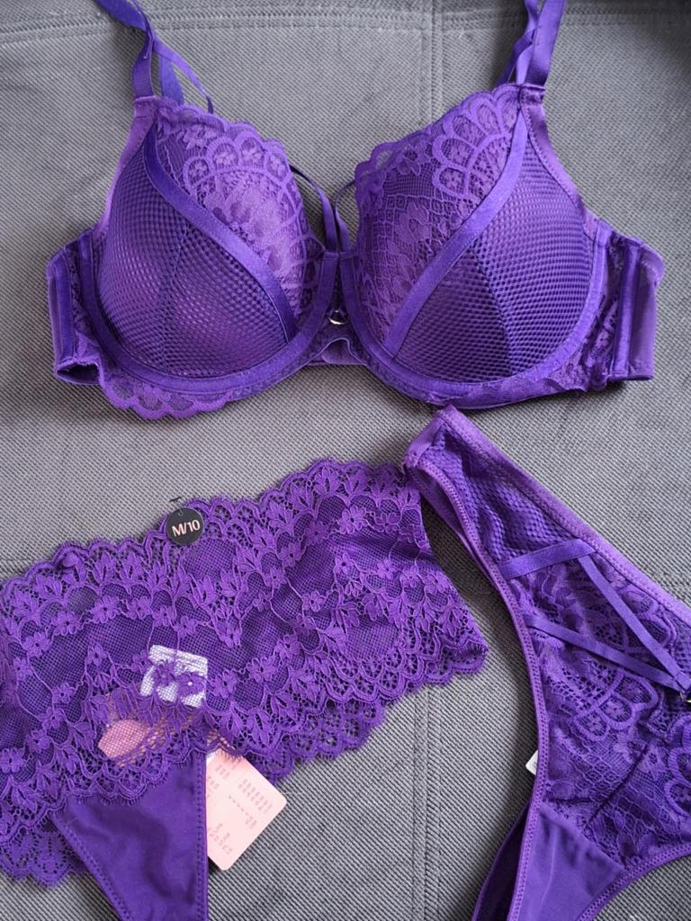 NIEUWE PAARSE LINGERIE SET, Hunkemöller, Ophalen of Verzenden, Paars, BH