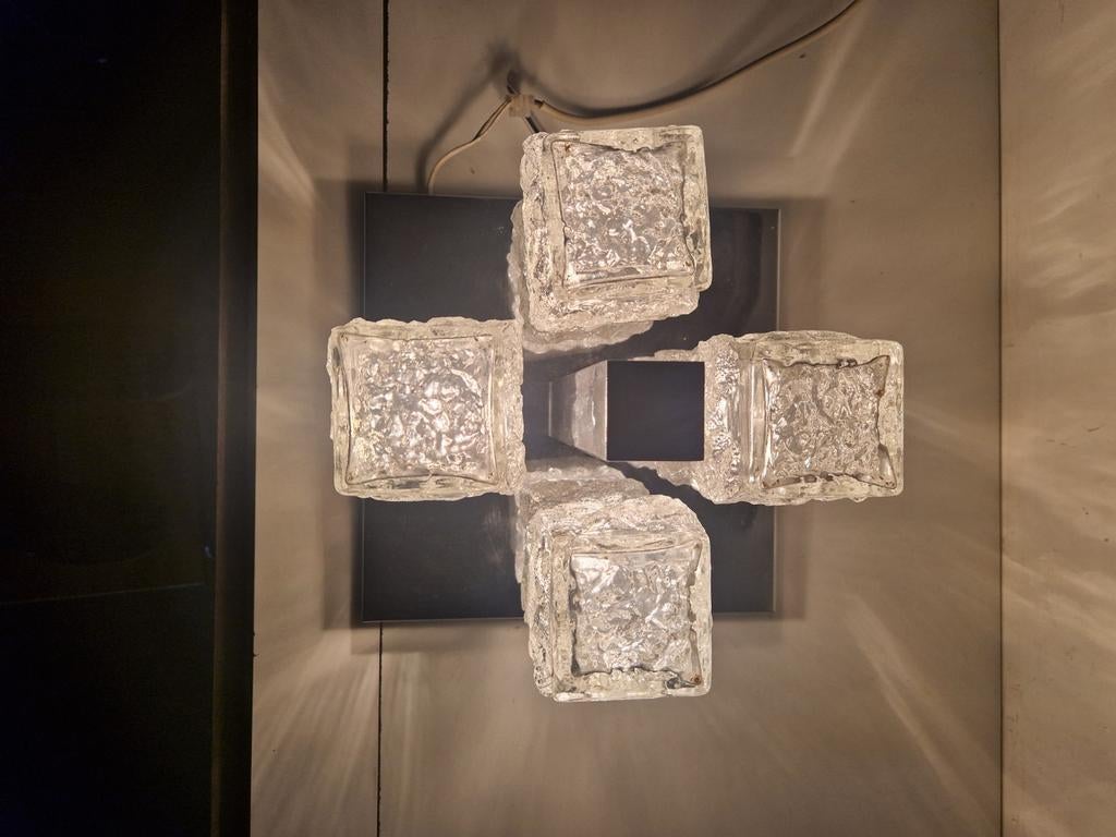 Hillebrand  ,  fantastische vintage design plafondlamp, Antiek en Kunst, Antiek | Verlichting, Ophalen