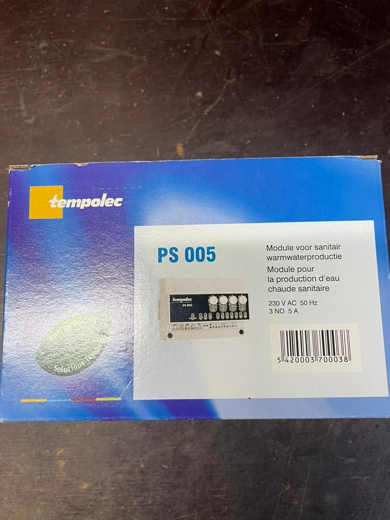 Tempolec PS005 voorangstuuring boiler, Doe-het-zelf en Bouw, Chauffageketels en Boilers, Ophalen, Nieuw, Onderdeel