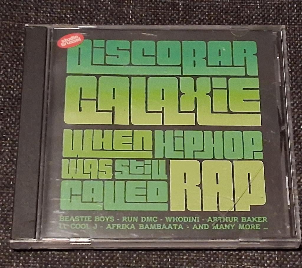 Cd Discobar Galaxie, When hiphop was Still called rap stubru, Ophalen of Verzenden