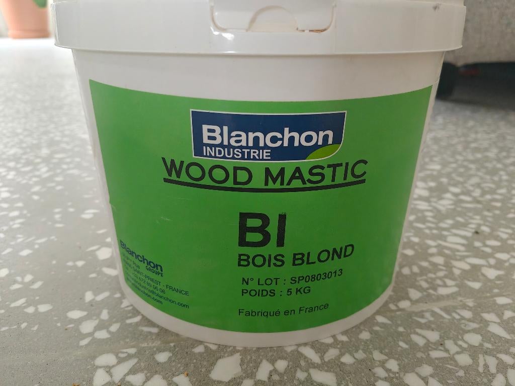 Houtmastiek poeder Blanchon, Ophalen, Gebruikt