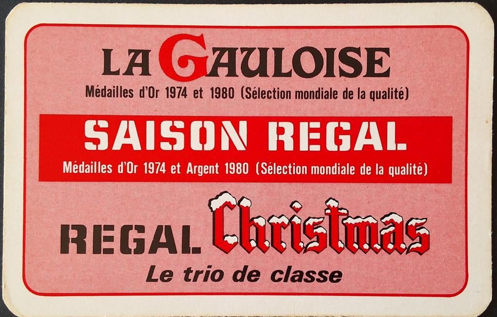 1 speelkaart  Saison Regal, Collections, Enlèvement ou Envoi