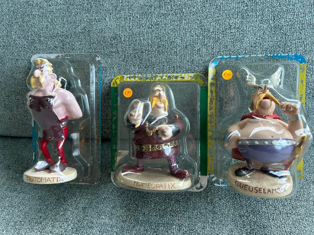 3 figurines de la série Astérix, neuves dans la boîte, Collections, Enlèvement ou Envoi, Astérix et Obélix, Neuf, Statue ou Figurine