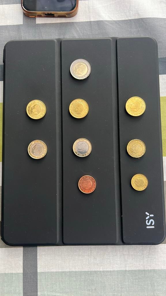 Euromunten belgie van 1999 en 2000, Enlèvement