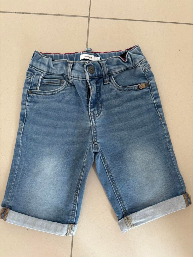 Name it jeans short maat 128 8 jaar, Broek, Name it, Ophalen of Verzenden, Zo goed als nieuw