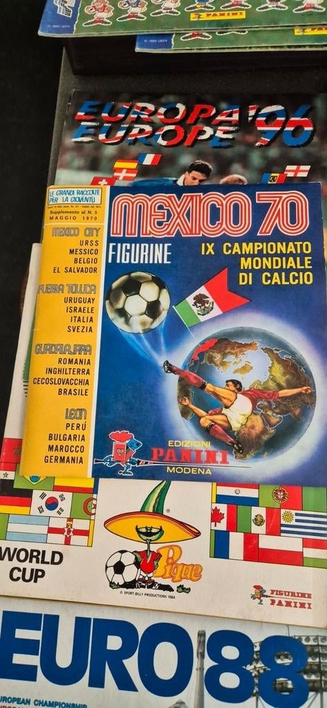 Panini Mexico 70 WK WM 1970 ** Origineel leeg album mint **, Hobby en Vrije tijd, Stickers en Plaatjes, Zo goed als nieuw, Meerdere stickers