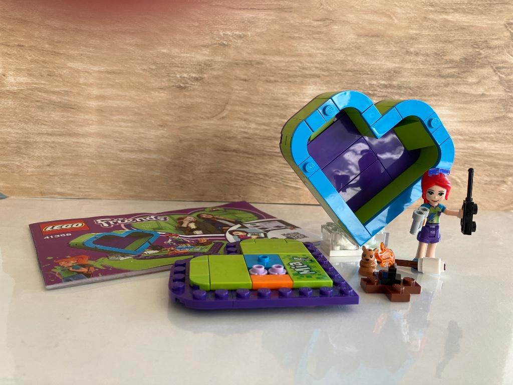 LEGO Friends Mia's Hartvormige Doos - 41358, Ophalen of Verzenden, Zo goed als nieuw, Complete set, Lego