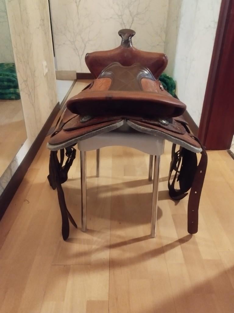 Selle western complète 15,5 ", Animaux & Accessoires, Chevaux & Poneys | Selles, Enlèvement, Western