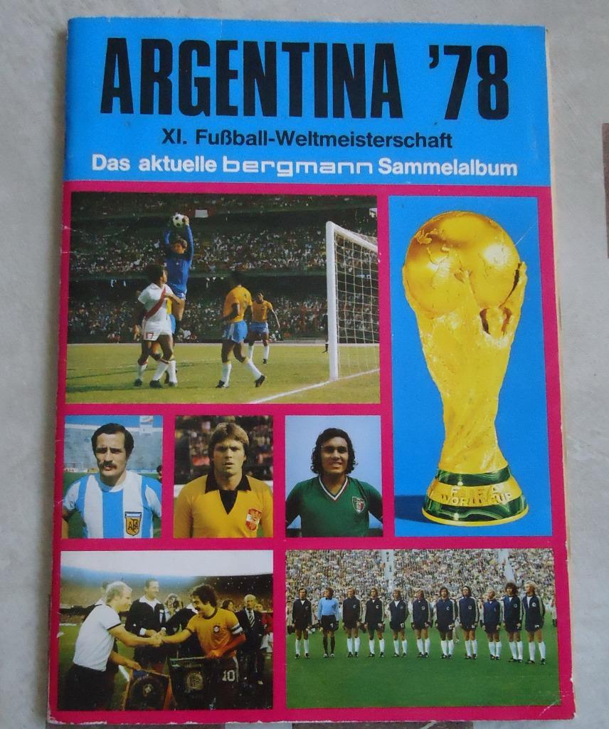 VOETBAL ALBUM WORLD CUP ARGENTINA 78 BERGMANN, Verzenden, Zo goed als nieuw