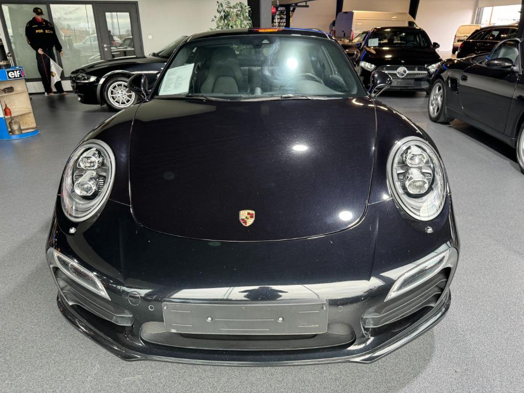 Porsche Turbo S 991 3.8 4x4 560pk, Auto's, Porsche, Automaat, 4 zetels, Zwart, Leder