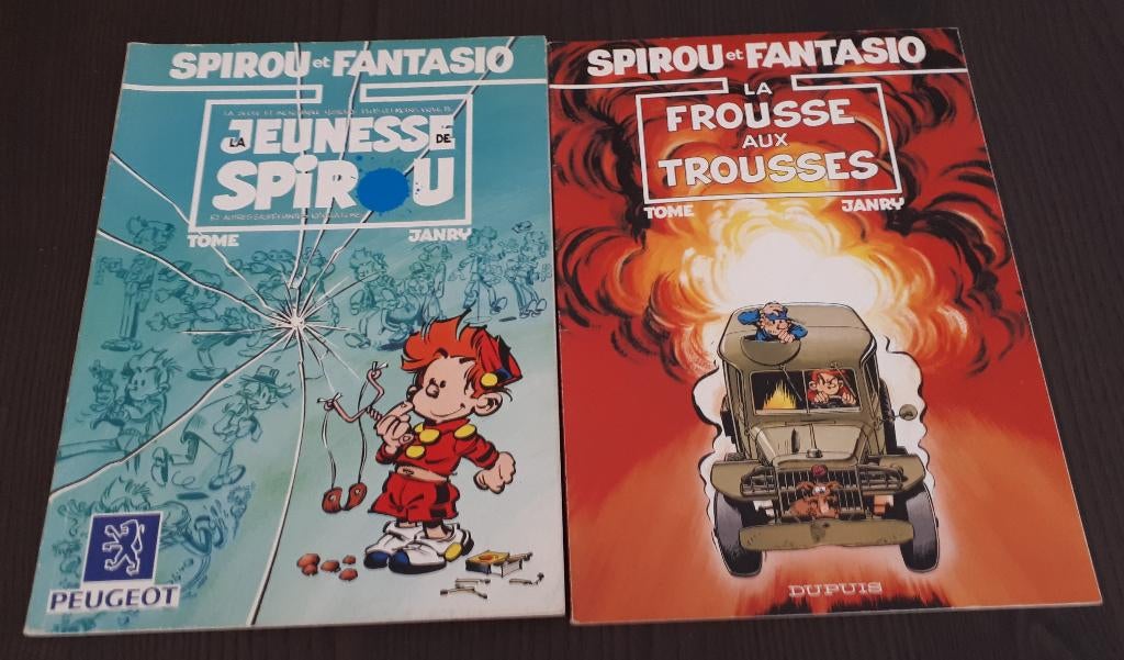 2 albums Spirou et Fantasio broché publicitaire, Livres, Plusieurs BD, Comme neuf, Enlèvement, Tome & Janry