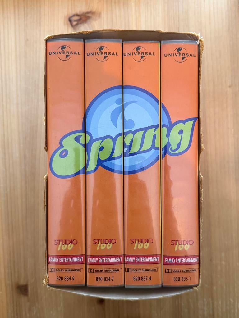 Spring - VHS-box, Gebruikt, Alle leeftijden, Kinderprogramma's en -films, Overige typen