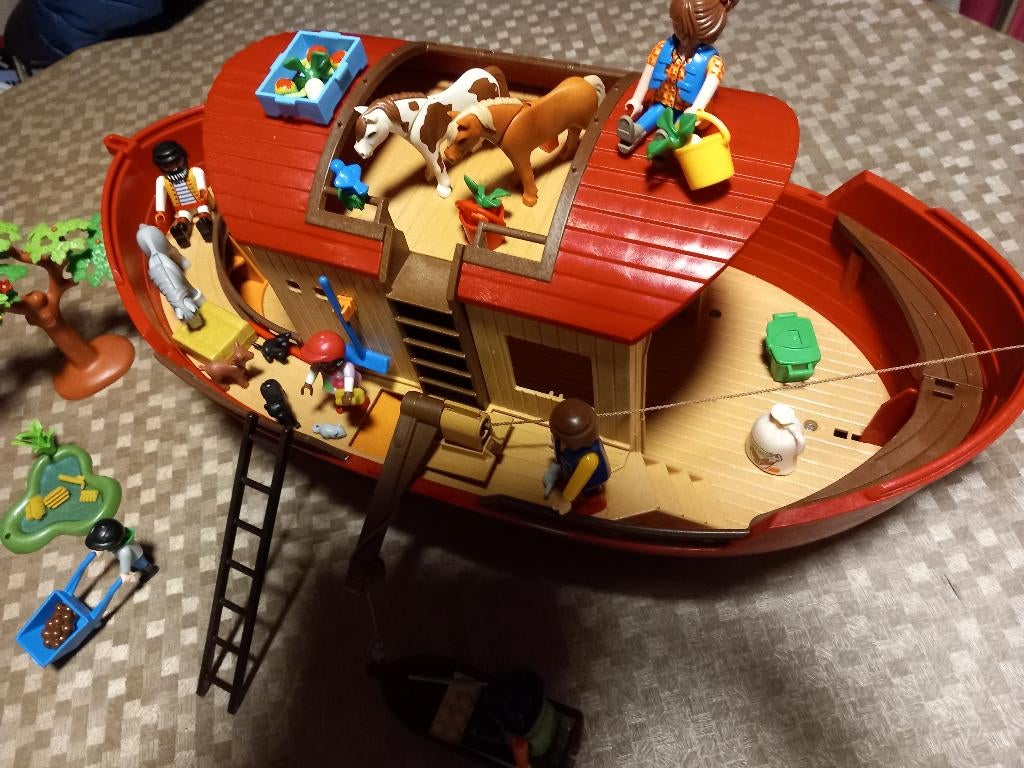 PLAYMOBIL - Ark van Noah + figuurtjes + accessoires - nieuw, Kinderen en Baby's, Speelgoed | Playmobil, Nieuw, Los Playmobil, Ophalen