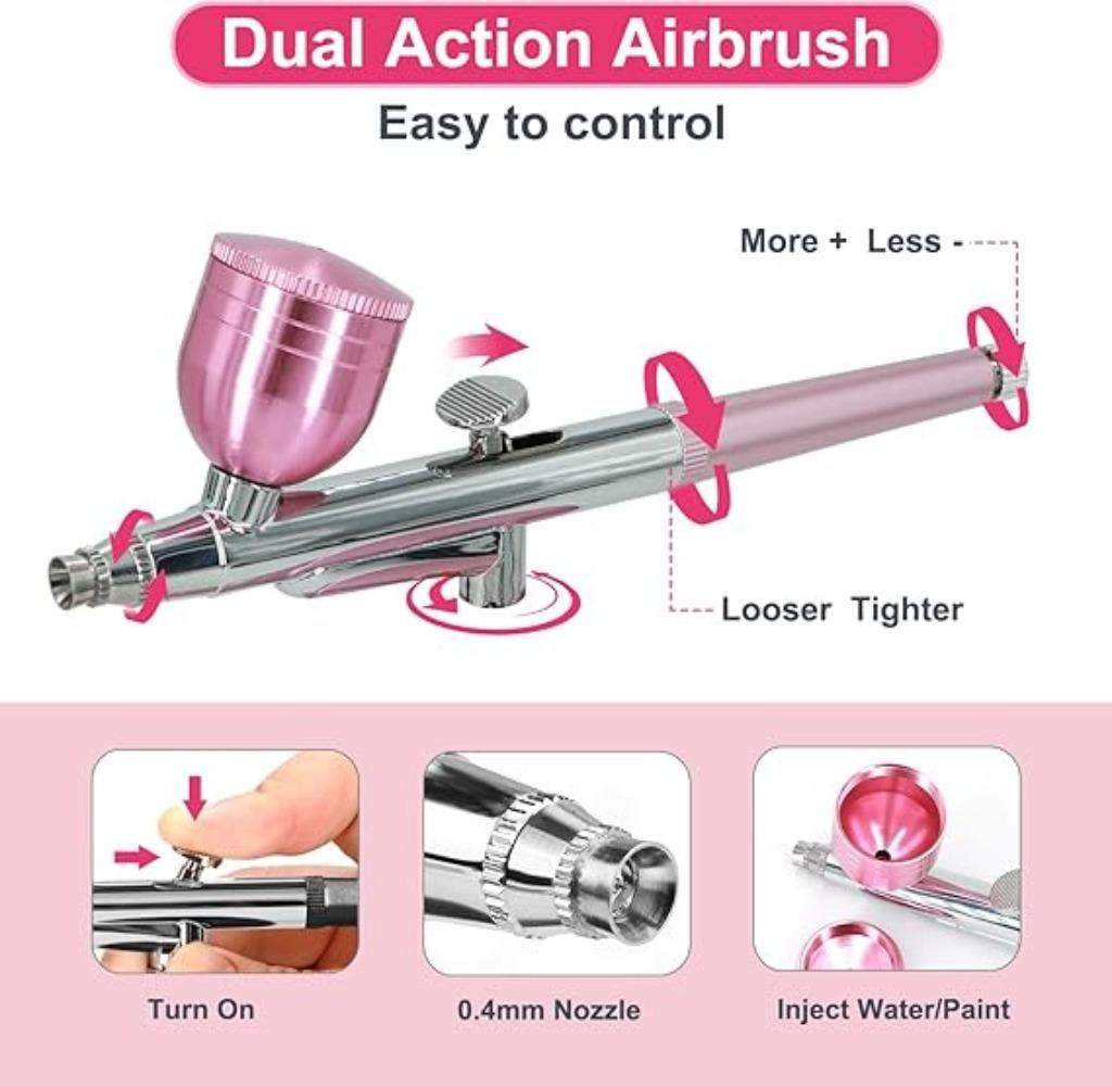 Kit aérographe avec compresseur | 34 psi | Nouveau, Hobby & Loisirs créatifs, Neuf, -, -, Ykall