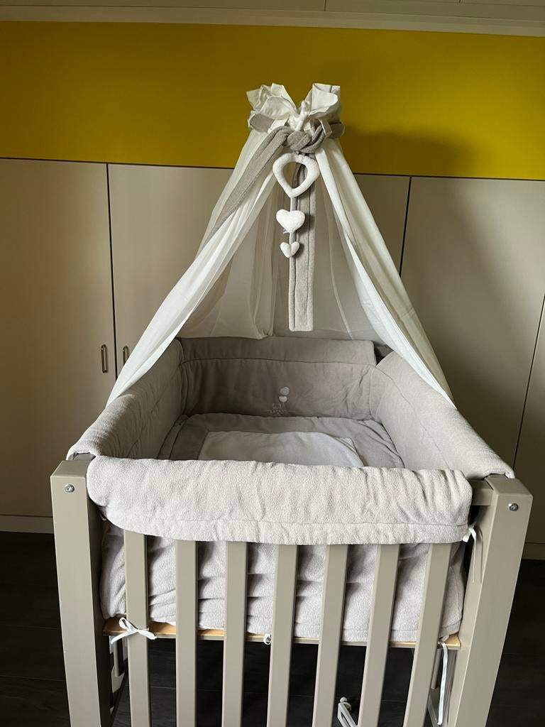 Quax Park en toebehoren, Kinderen en Baby's, Babyparken, Zo goed als nieuw, Rechthoekig, In hoogte verstelbaar, Boxkleed, Ophalen