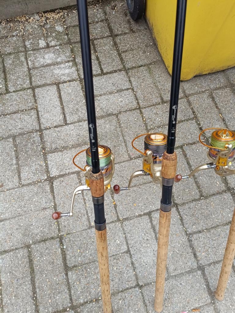 Mooie fox warrior kurk 1.75 lbs 12 ft + molentjes nieuwe sta, Enlèvement, Comme neuf