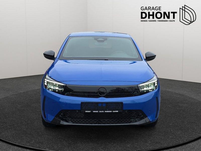 Opel Corsa GS - 1.2 MHEV - Automaat - 110PK, Auto's, Opel, 1199 cc, Blauw, Leder en Stof, Start-stop-systeem