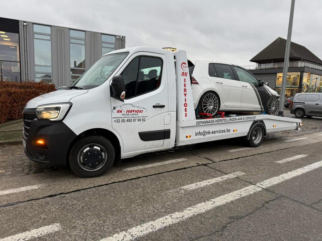 DEPANNAGE 24/7 - TAKELDIENST -Platte Band- KEURING- Z-Platen, Enlèvement