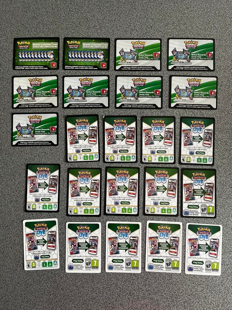 23 code kaarten Pokémon, Enlèvement ou Envoi, Neuf
